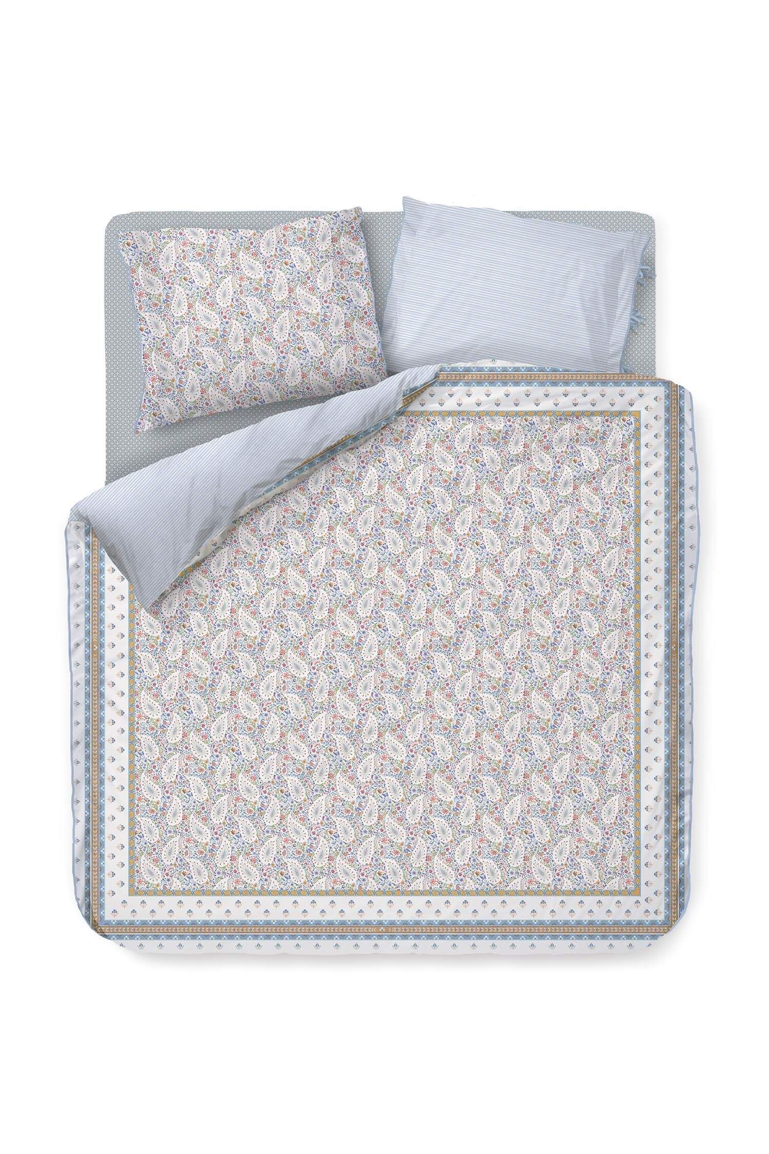 Duvet Cover Set Kairi Bloom Light Blue