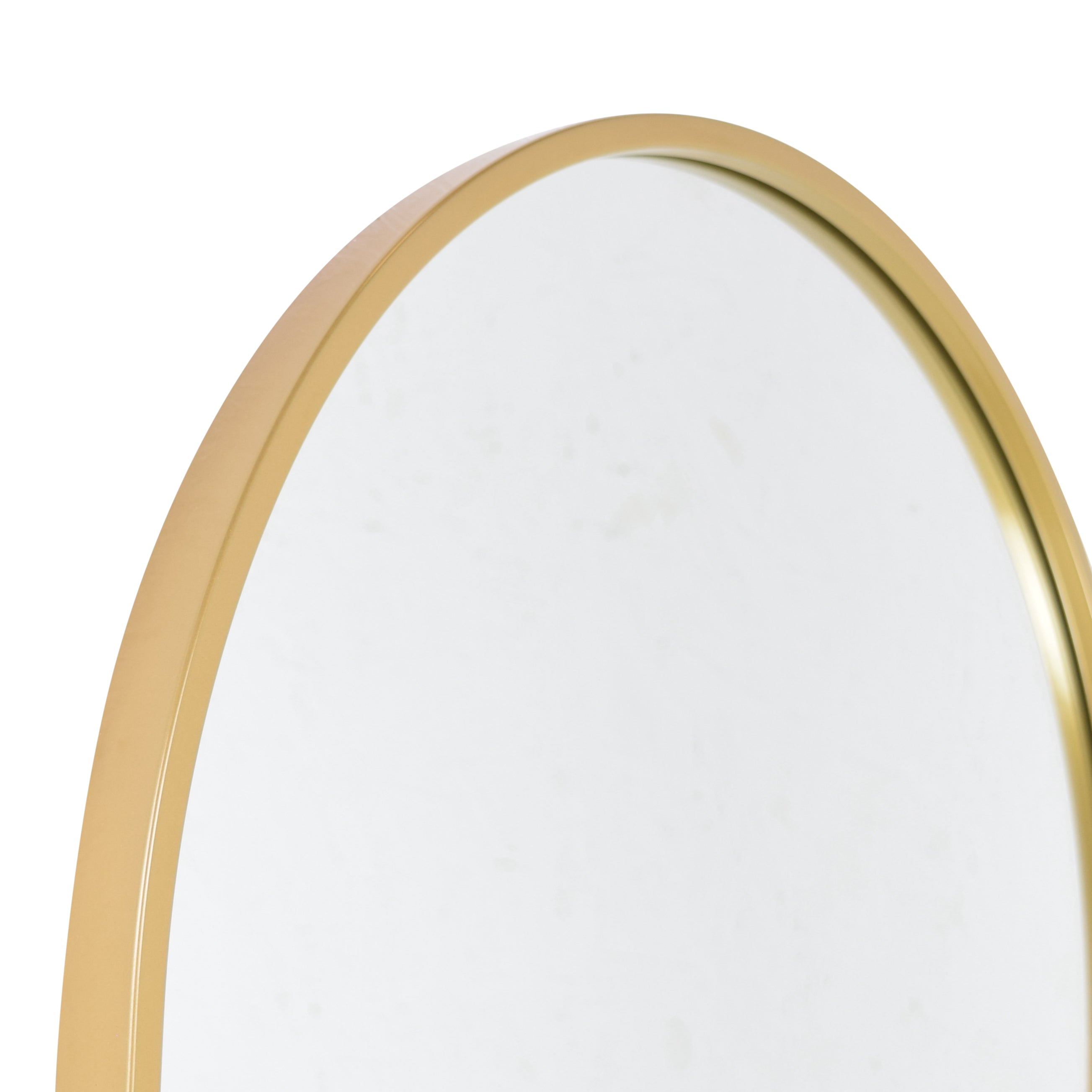 Fragix Boston Spiegel Ovaal - Goud - Metaal - 80x50