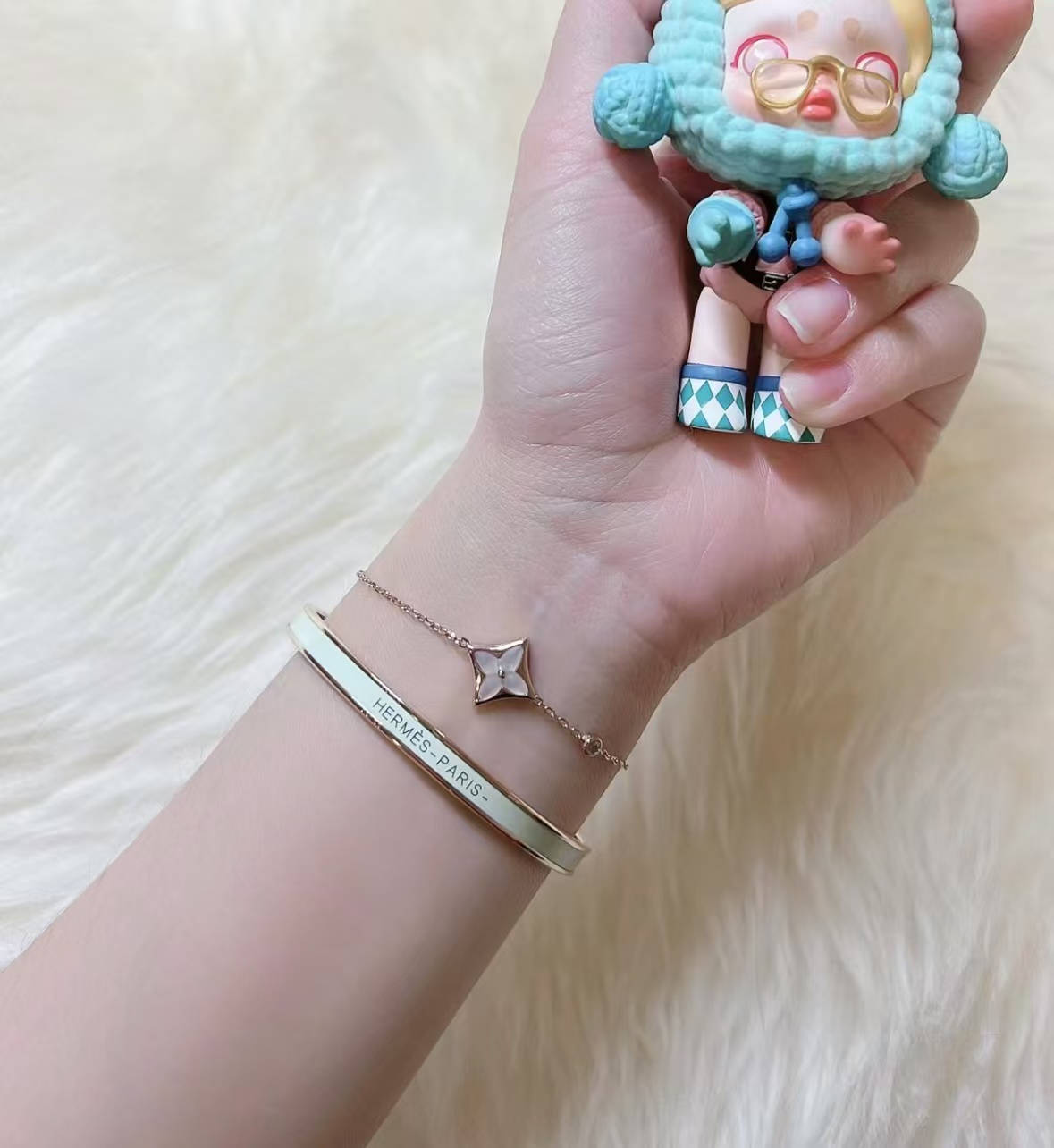 Hermes Colorful Enamel Bracelet Bangle - Original Replica Club