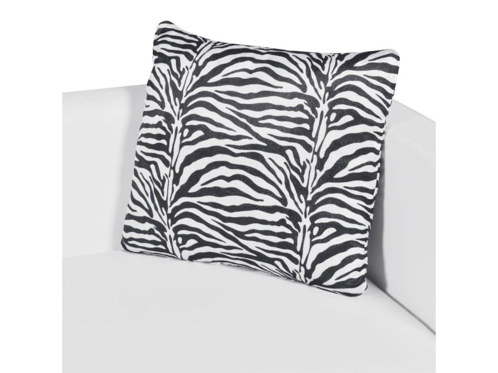 Sillón de piel sintética blanco