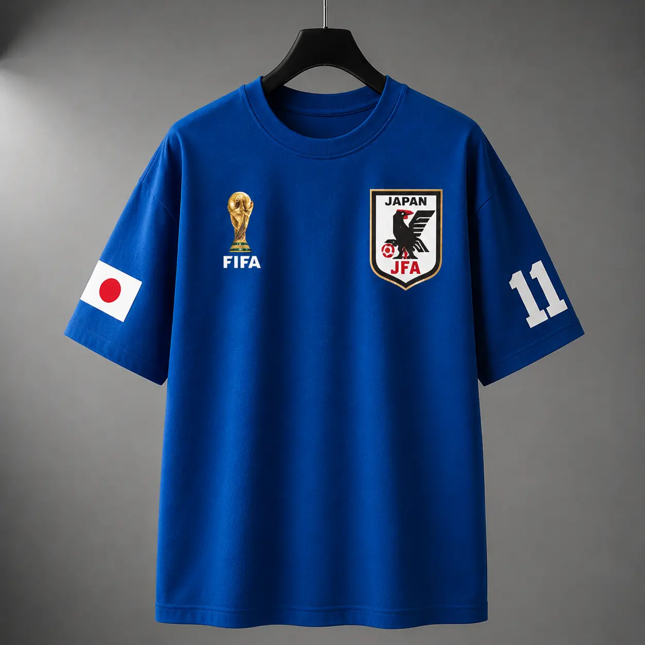 Japan World Cup Soccer Printed Unisex Oversized T-shirt