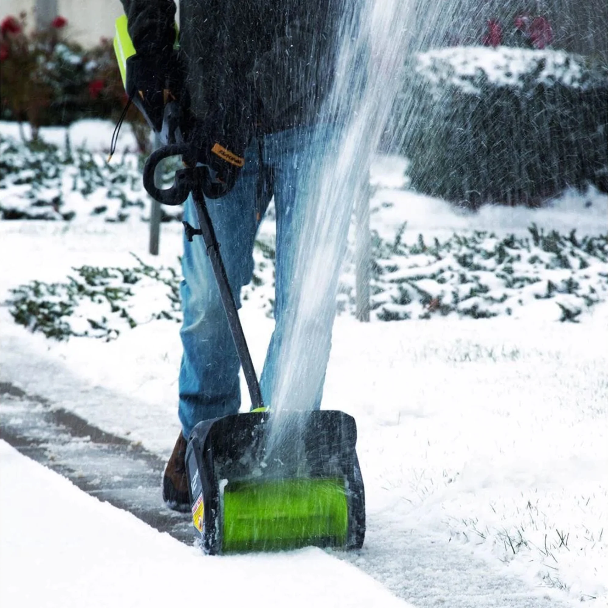 Greenworks 12" 80V Cordless Snow Shovel, Battery Not Included, 2601202
