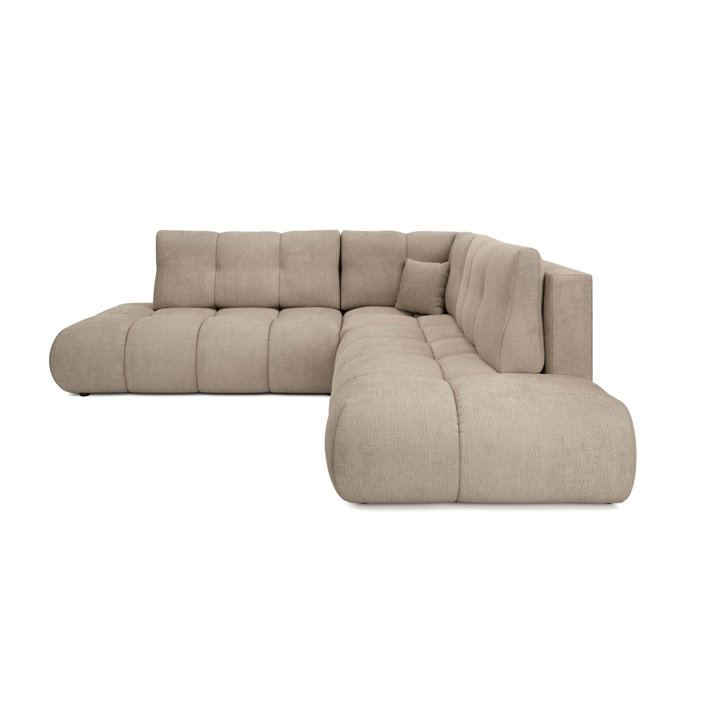 Blokker Charme Hoekbank Links/Rechts met Slaapfunctie - Chenille - Don