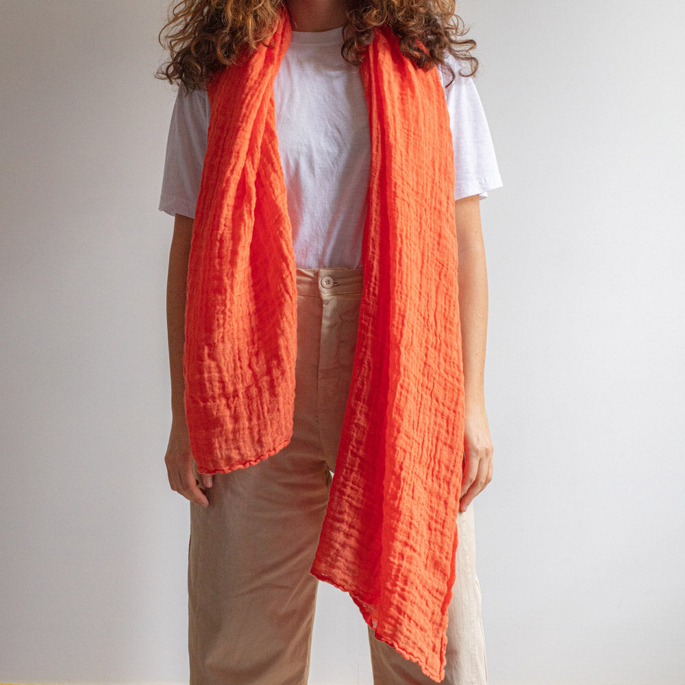Merci - Étole Légère - Orange