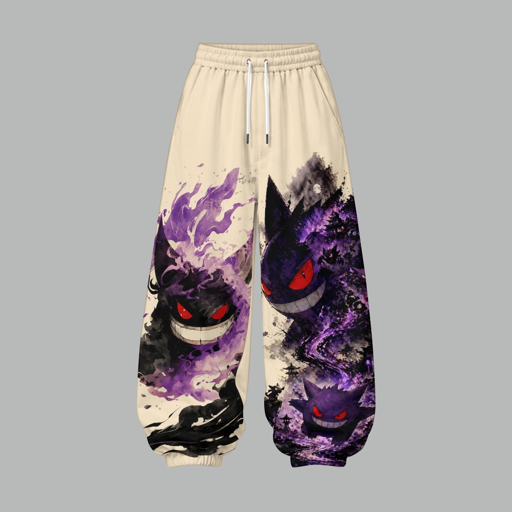 Pokémon Women's Cropped Long Sleeve Hoodie & High Waist Jogger Pants Two Piece Tracksuit Set 3051026 TeeThreads Sustain the Scene with Custom Apparel
