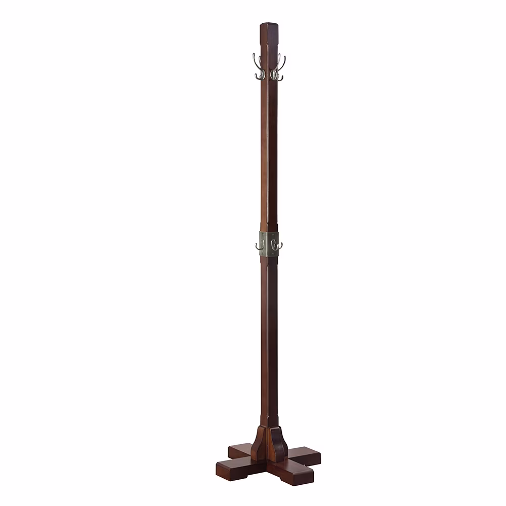 CT17088 Windsor Coat Rack, Walnut 18" W x 18" D x 18" H - image 1