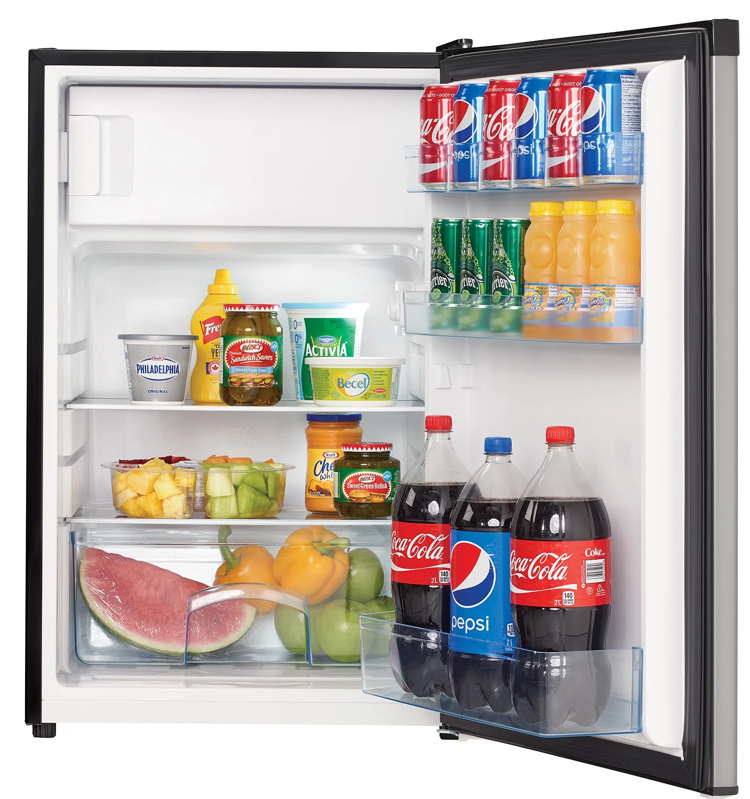 Danby 4.5 cu. ft. Compact Fridge with True Freezer in Stainless Steel (DCR045B1BSLDB) - Image 7