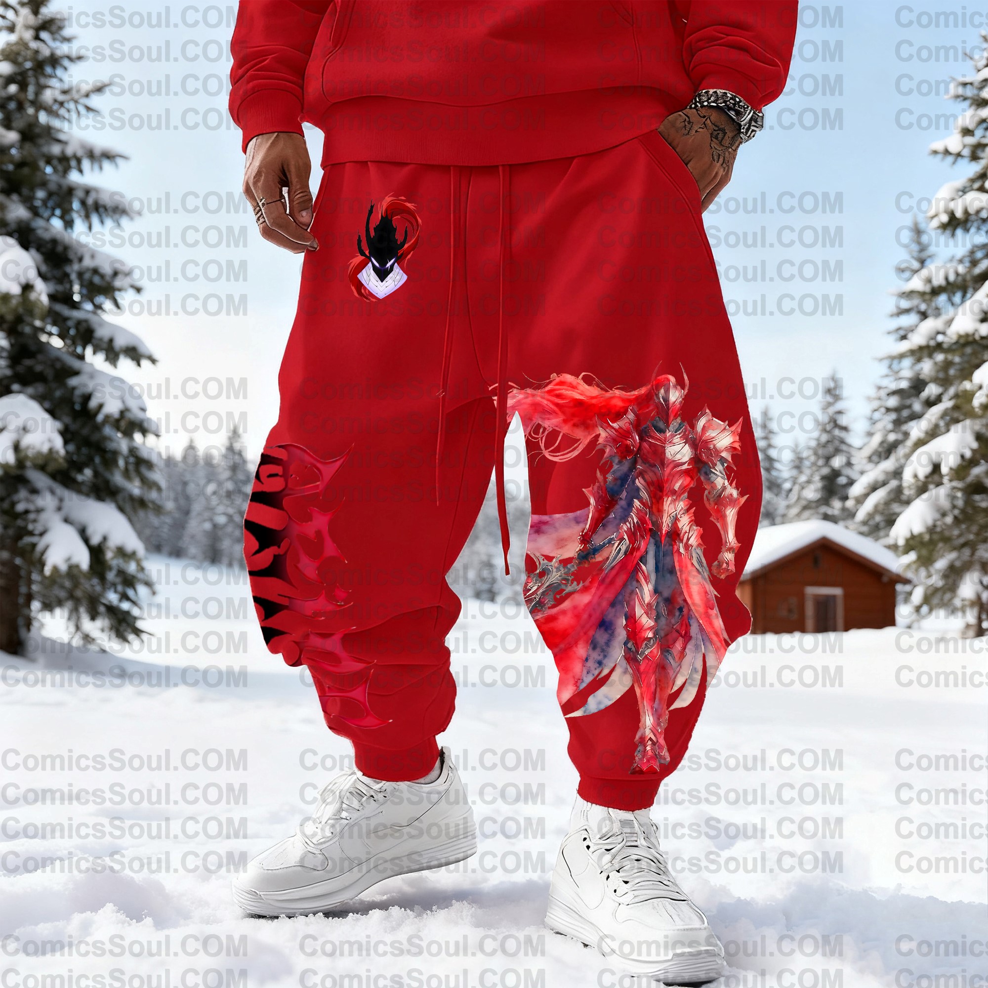 Unisex Anime Inspired Vintage Plush Pants