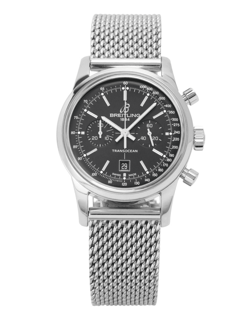 Breitling Transocean Chronograph 38 Replica A4131012.BC06.171A – 38 mm Steel