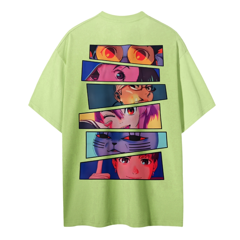 DANDADAN Cotton Unisex Round Neck Anime T-shirt TeeThreads Sustain the Scene with Custom Apparel