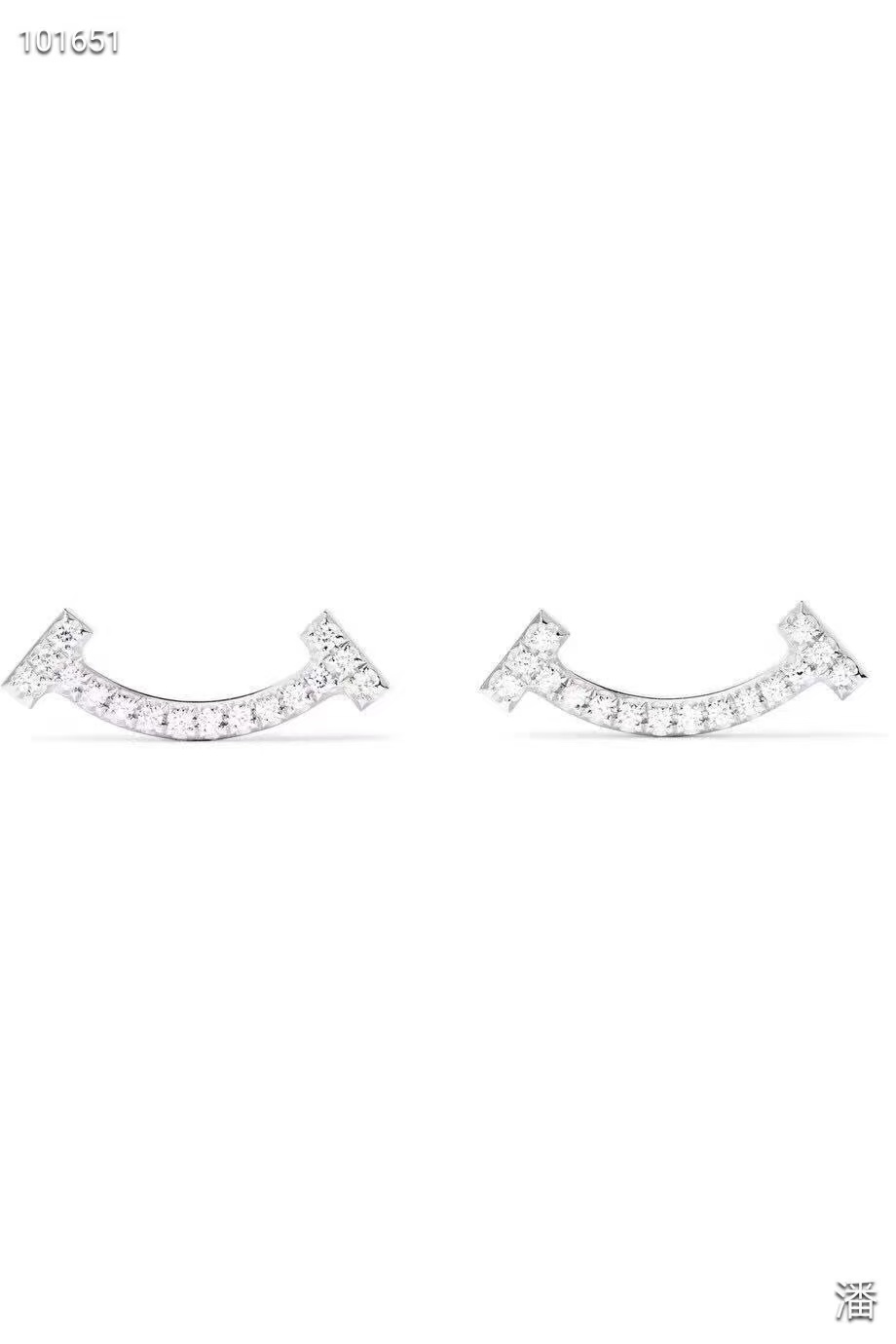 Tiffany T Smile With Diamond Earrings - Original Replica Club