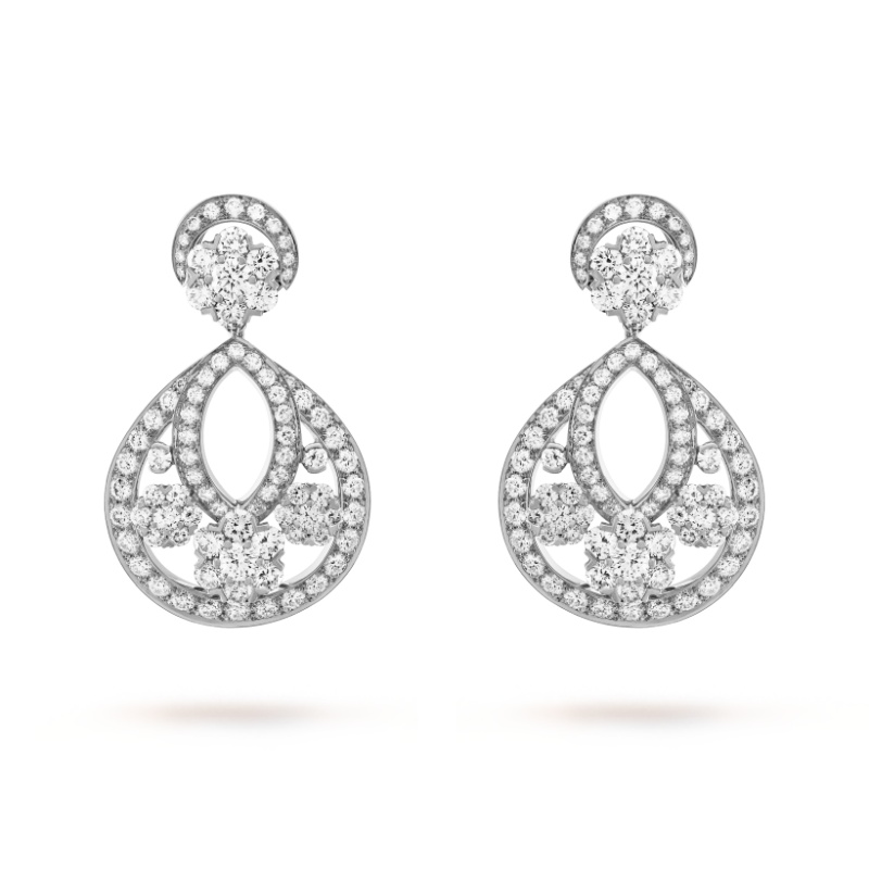 Replicate Snowflake earrings, small model(1:1 replica) - Original Replica Club