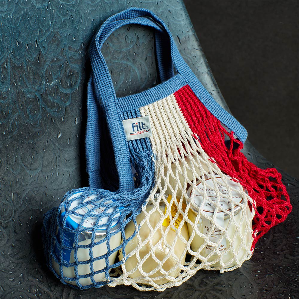 Filet à provisions - Tricolore