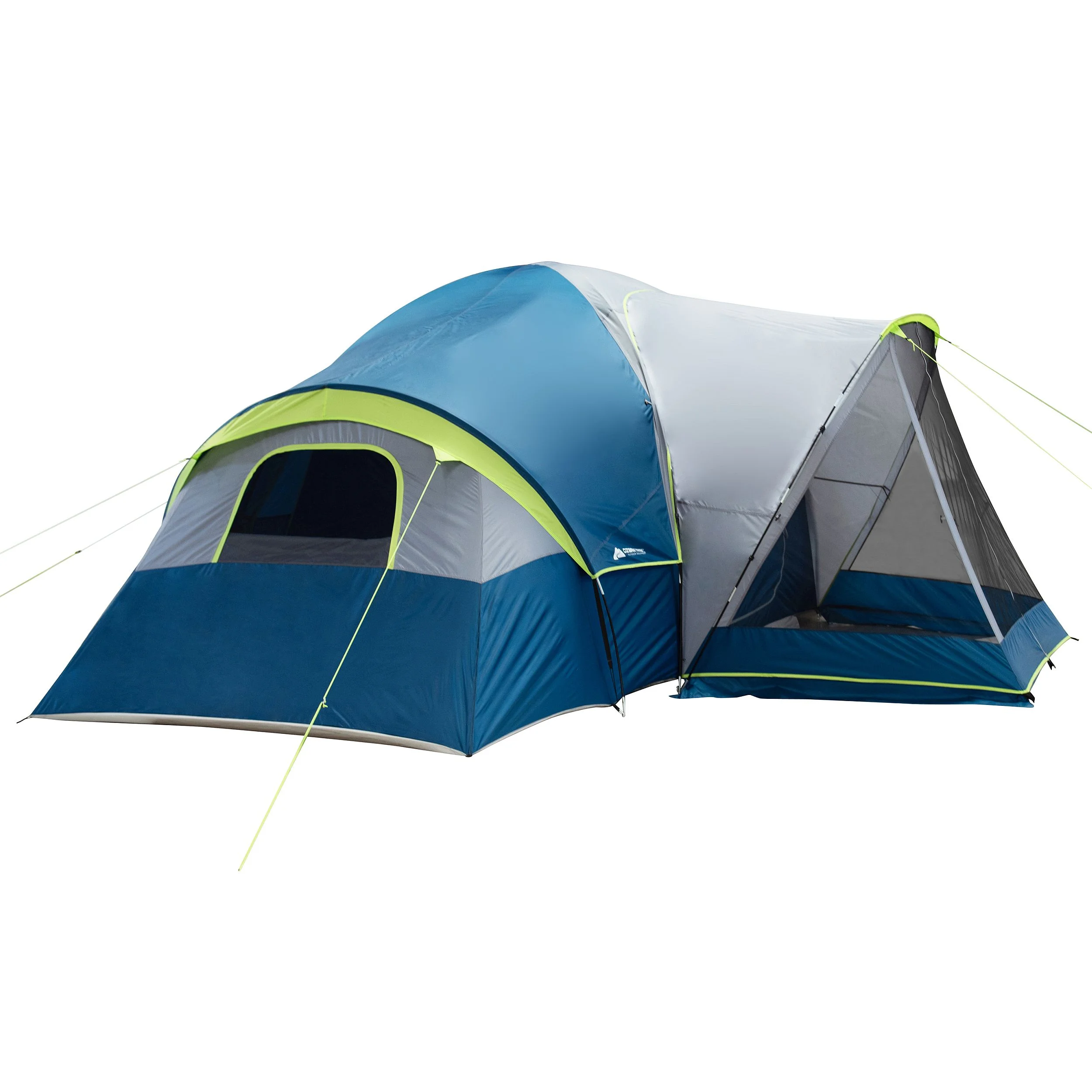 Ozark Trail 10-Person Dome Tent with Screen Porch -C 3-Room Family Camping Tent with Weather Protection - Image 3