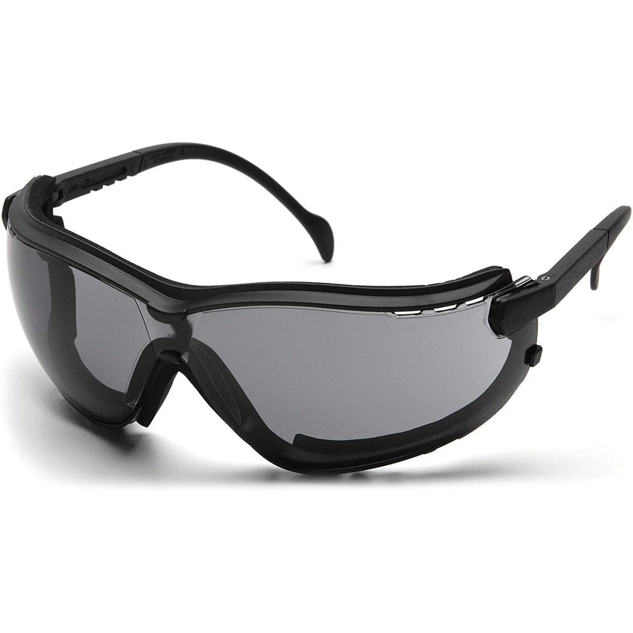 Pyramex V2G Safety Glasses/Goggles Black Frame Gray Anti-Fog Lens - KTF Painting Interior Exterior