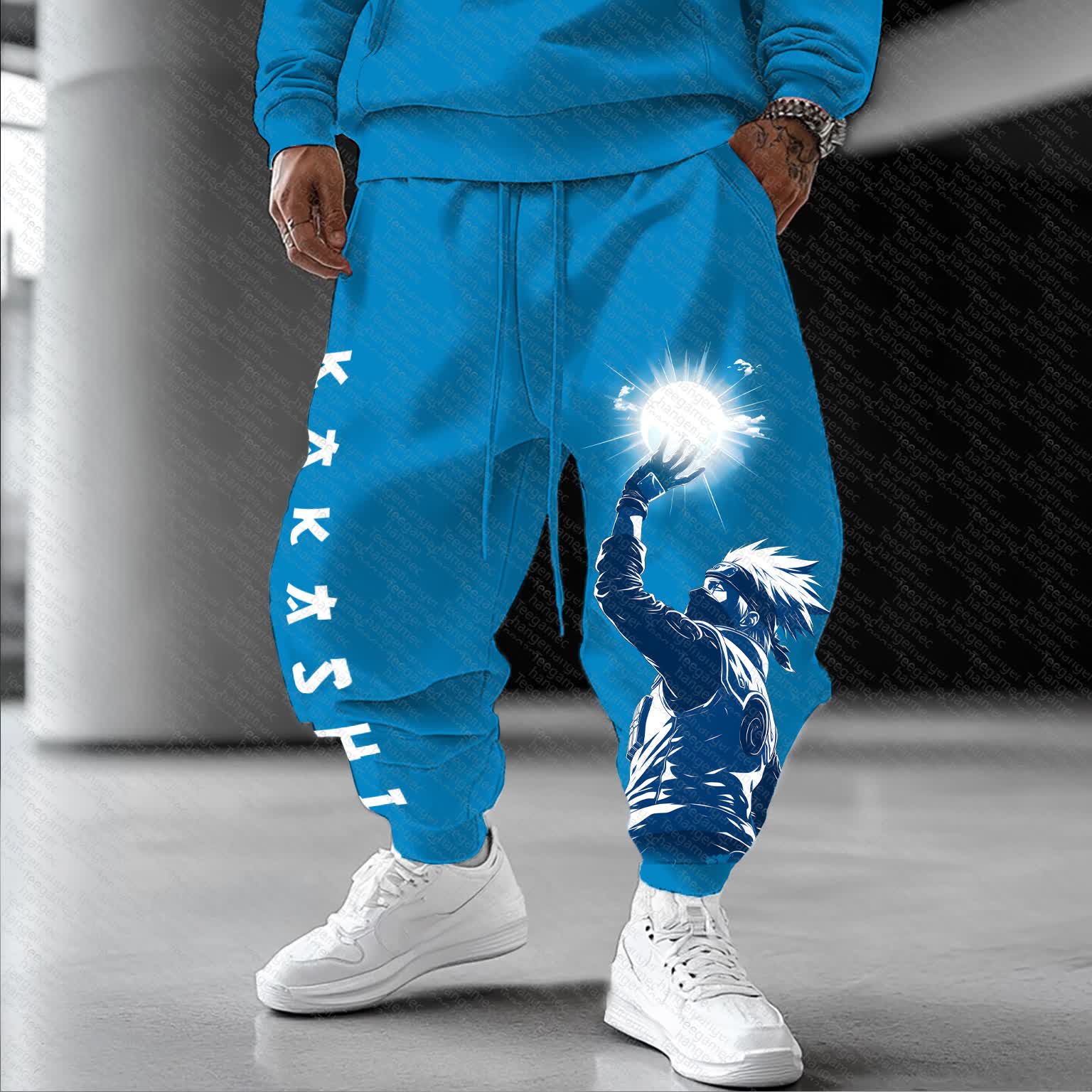 Unisex   Casual Anime Streetwear Pants