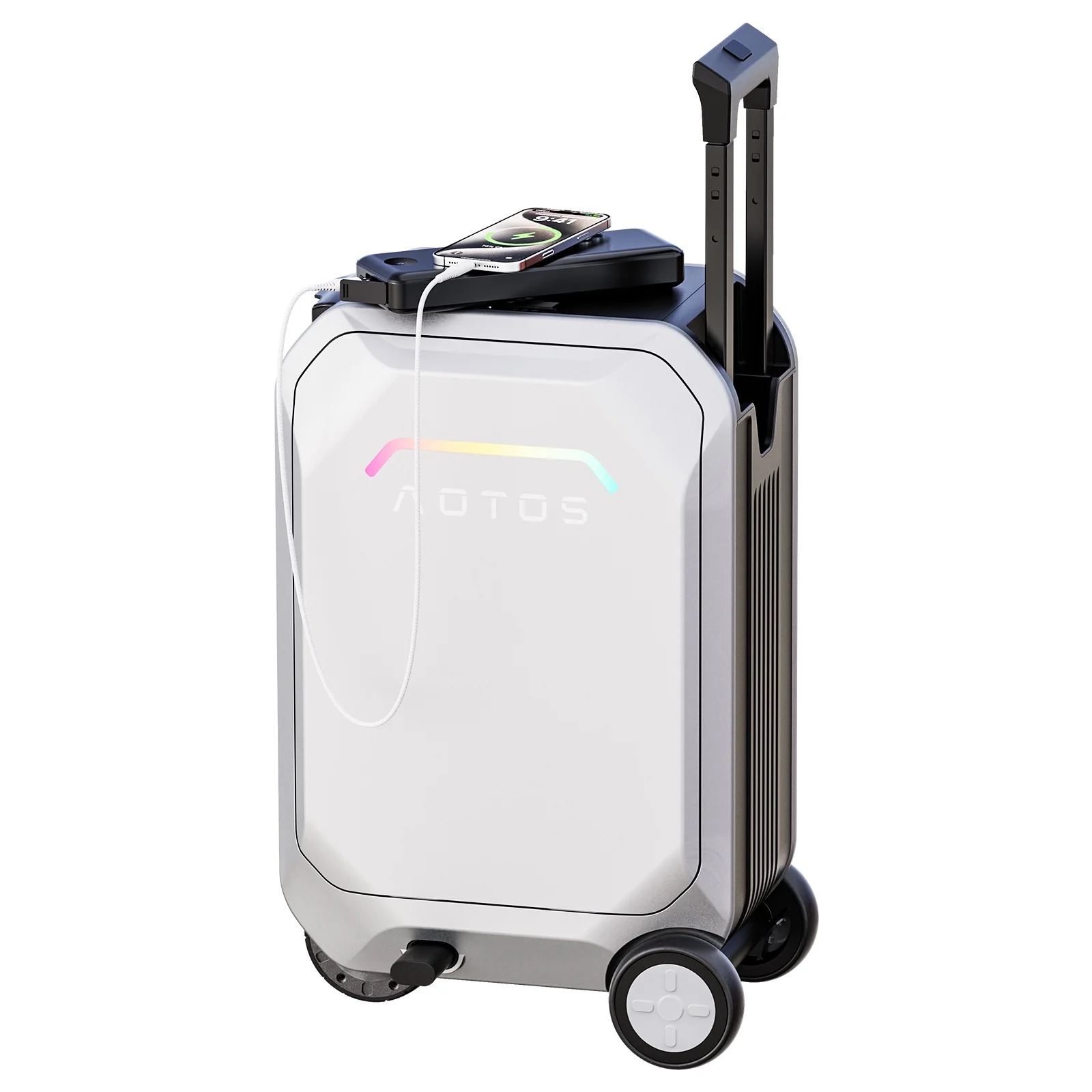 L2-S Smart Rideable Luggage, Foldable Electric Scooter Suitcase, 6.2 mph Max Speed, 6.2-Mile Range, Lightweight Portable Design for Travel & Commute - Image 2
