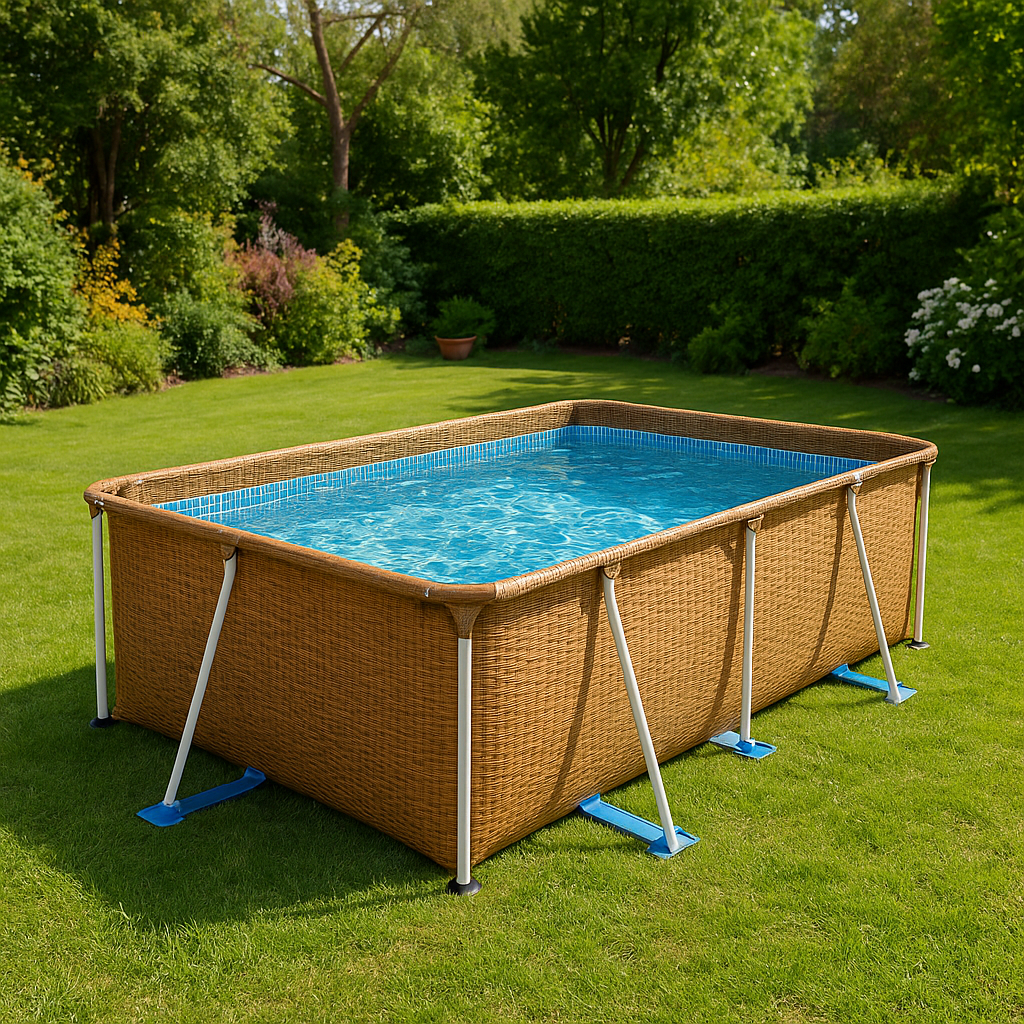 Piscina tubular rectangular