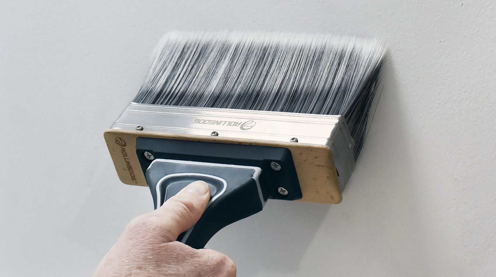 THE MOLOSSUS™ Deck & Wall Brush – Wide 2″ × 7″ Paint Brush with Extension Pole Compatibility - KTF Painting Interior Exterior