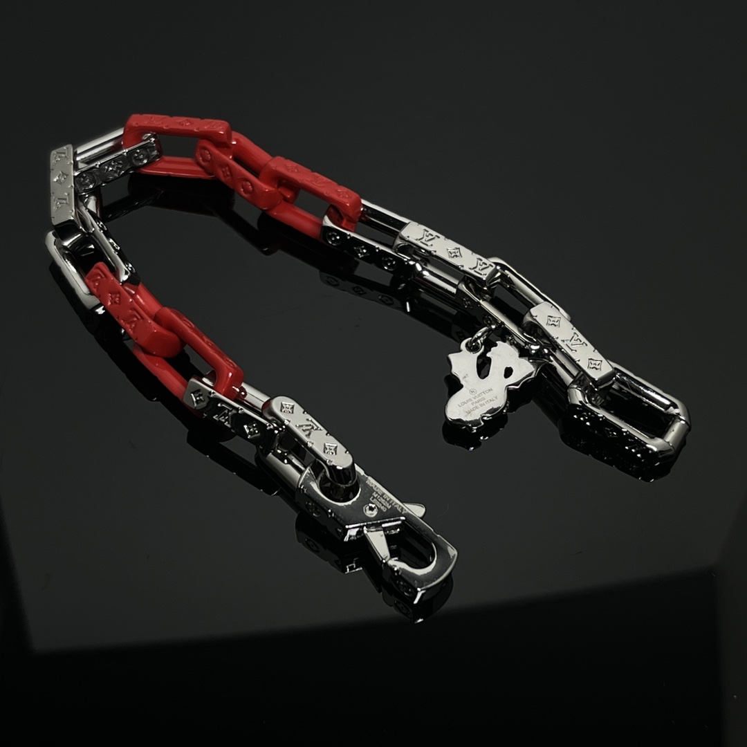 Louis Vuitton Dinosaur Charm Monogram Bracelet - Original Replica Club