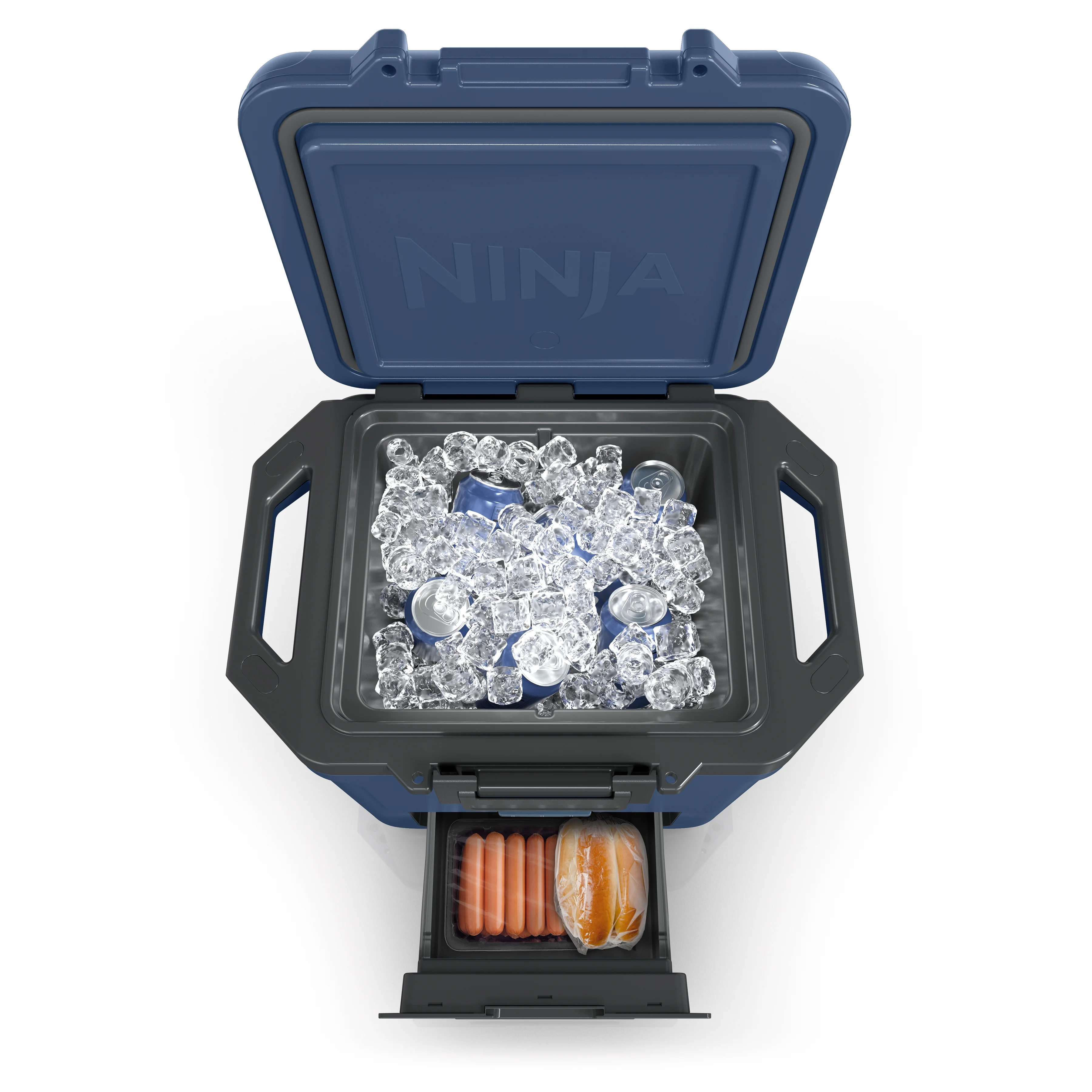 Ninja FrostVault 30qt Hard Cooler with Dry Zone, Ice Chest Cooler, White, FB131WH - Image 30