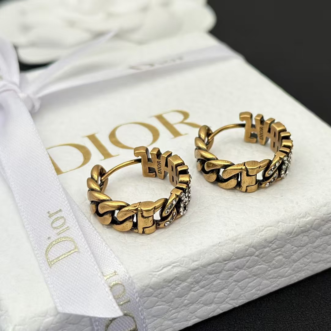 Dior JADIOR Hoop Earrings Ring - Two Wear Ways - Original Replica Club