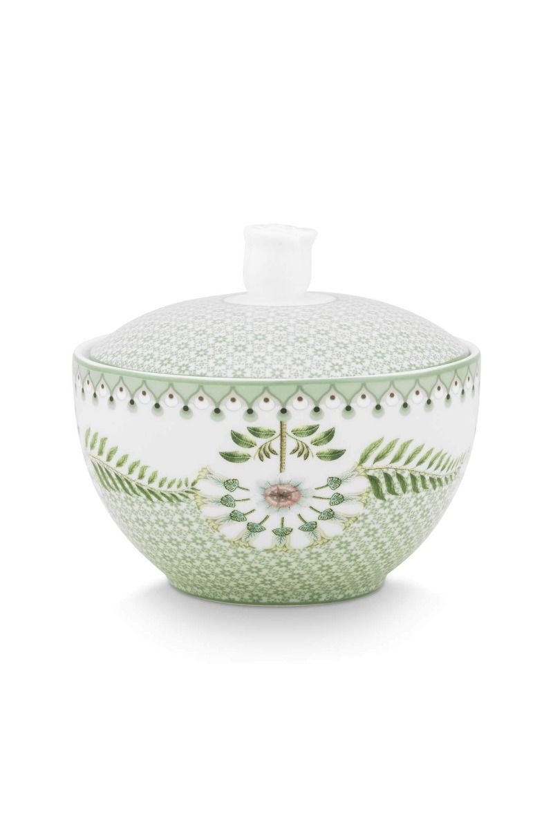 Sugar Bowl Lily&Lotus Tiles Light Green