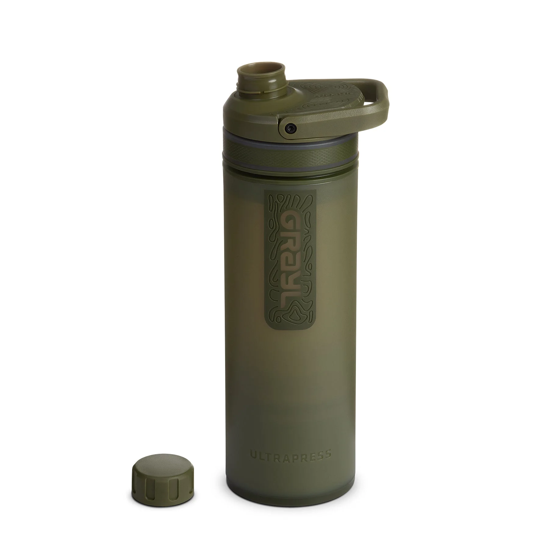 Grayl UltraPress Purifier Bottle, Olive Drab, 16.9 oz, - Image 4