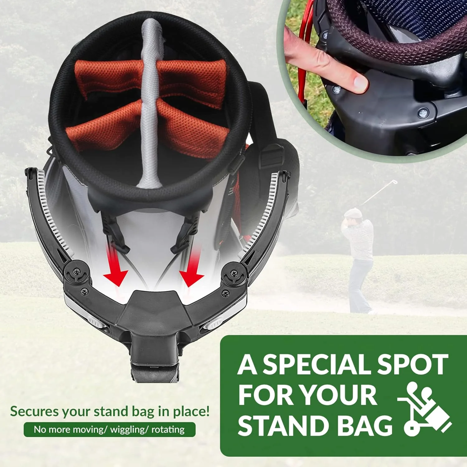 3-Wheel Foldable Golf Push Cart With Foot Brake - CaddyLite EZ V8 - Image 9 3-Wheel Foldable Golf Push Cart With Foot Brake - CaddyLite EZ V8 - Image 9