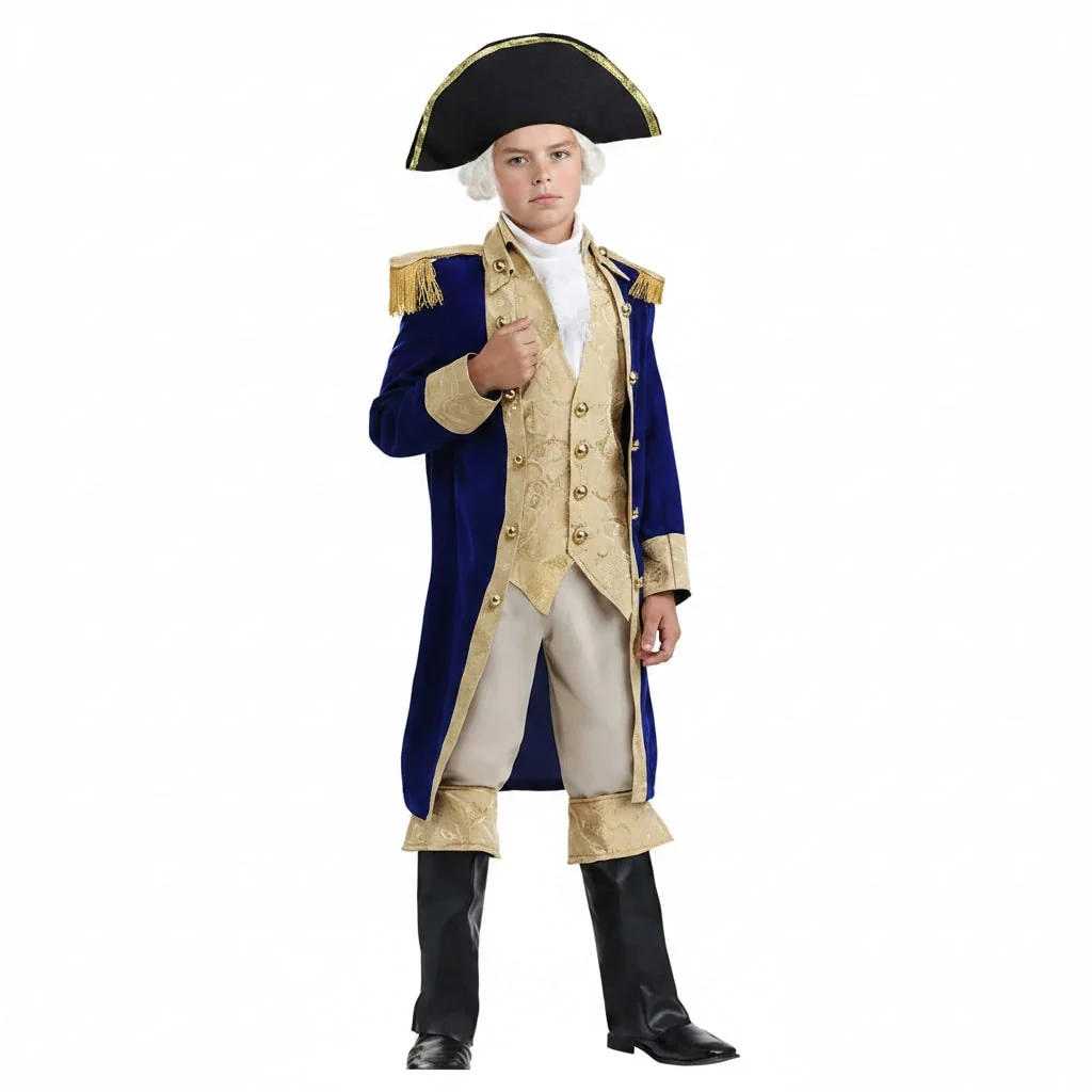 Halloween Costumes Royal King Outfit Historical Party Costume - Image 2 Halloween Costumes Royal King Outfit Historical Party Costume - Image 2