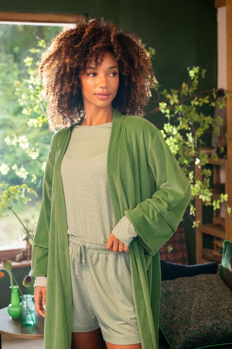 Bob Short Trousers Thousand Leaves Light Green