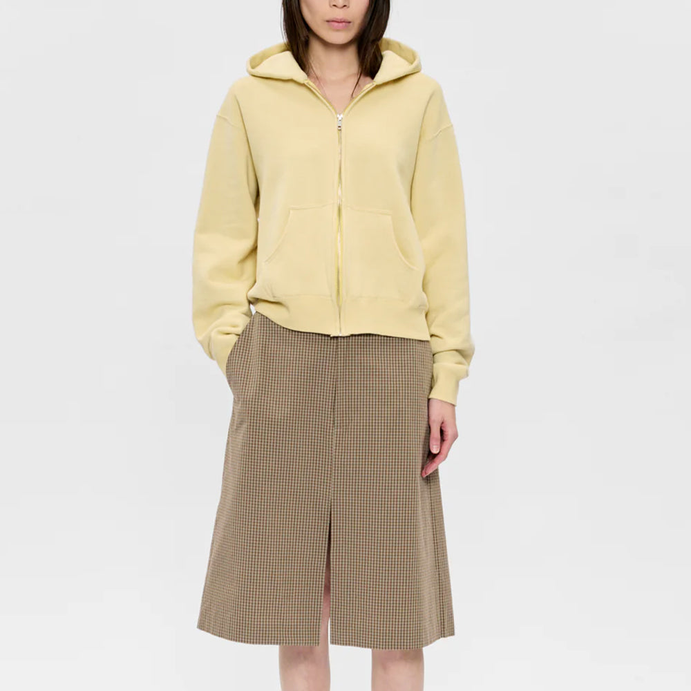 6397 - Sweat Zip Up - Jaune