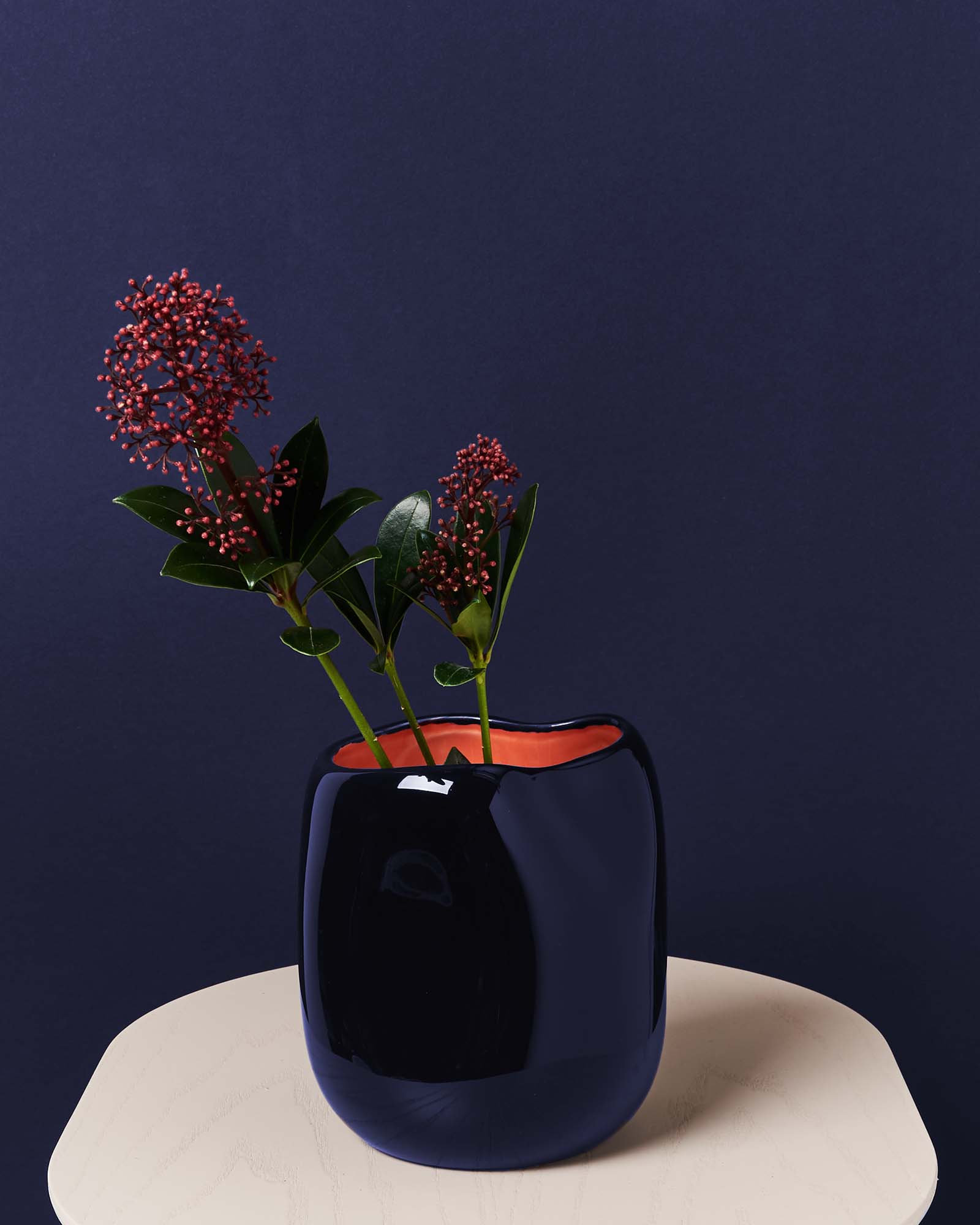 João Vase M blau coral