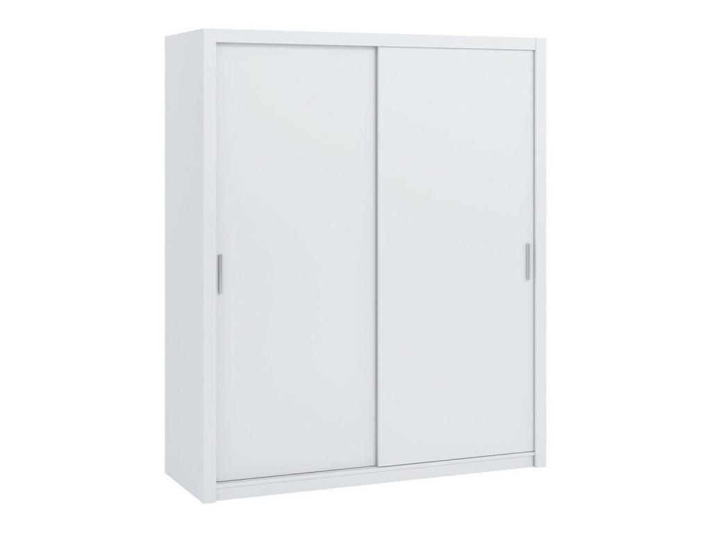 Armario Providence G120, Blanco, 215x180x62cm, Puertas de armario: Correderas