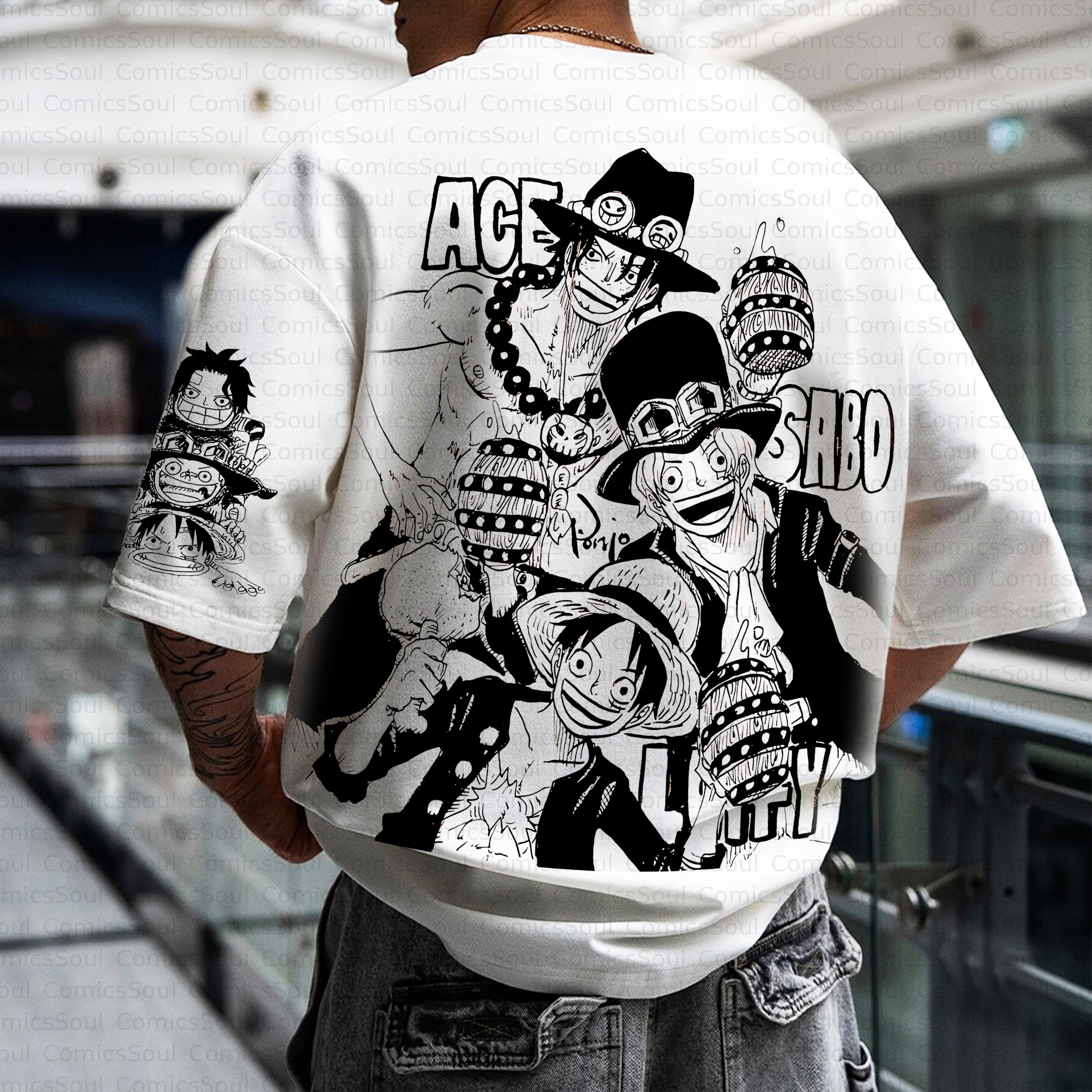 Unisex Anime Inspired Vintage T-Shirt