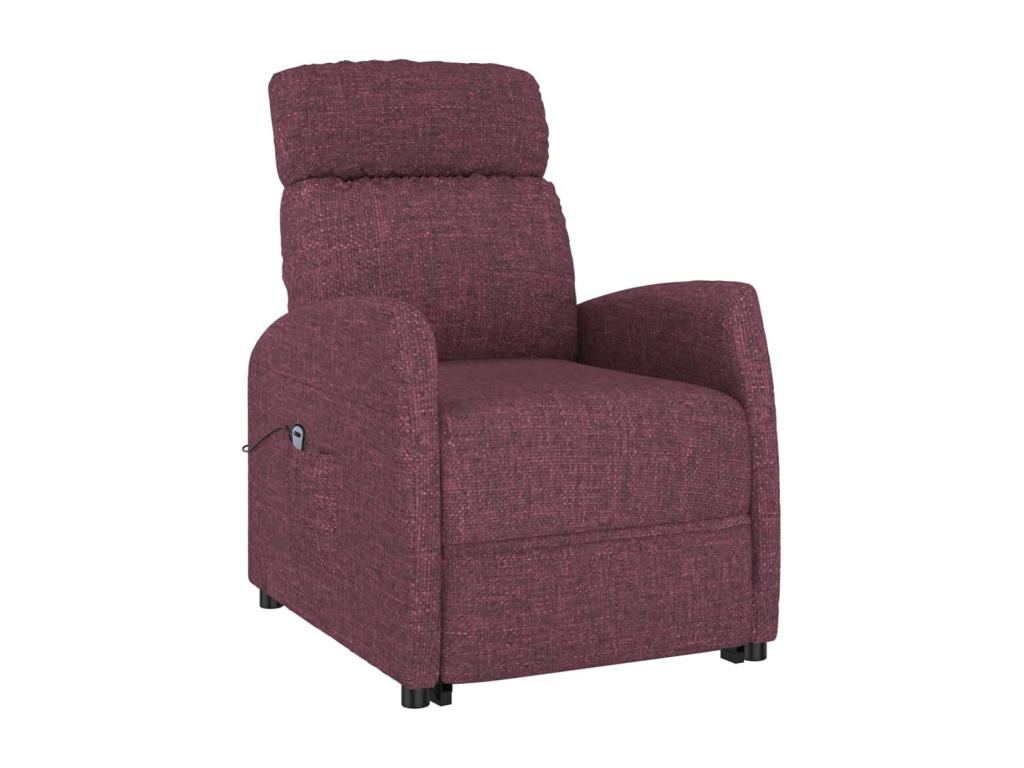 Sillón elevable tela morado