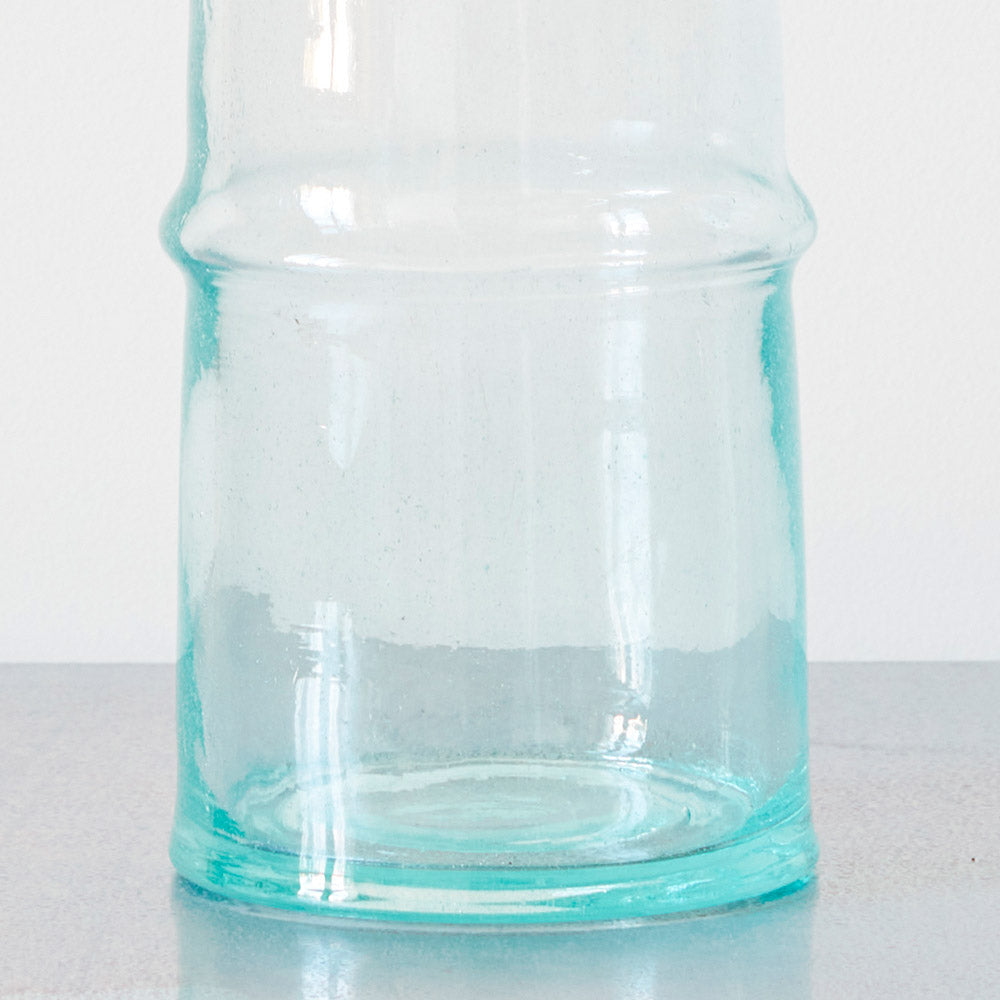 Vase Incline en verre recyclé