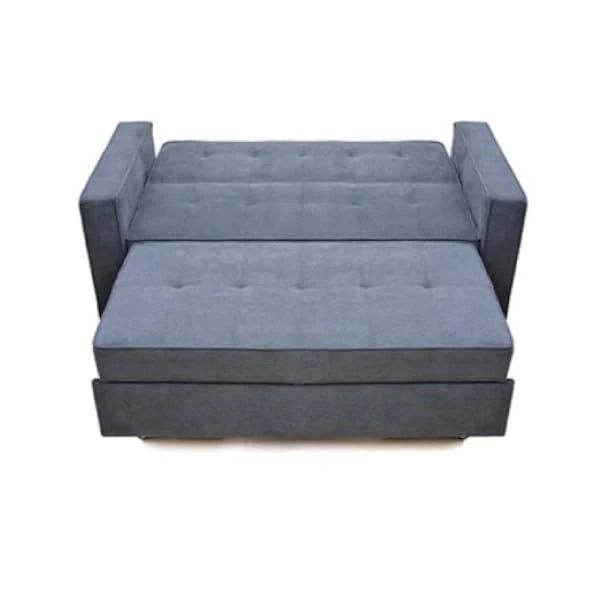 Sofá cama 3 plazas gris con apertura clic clac