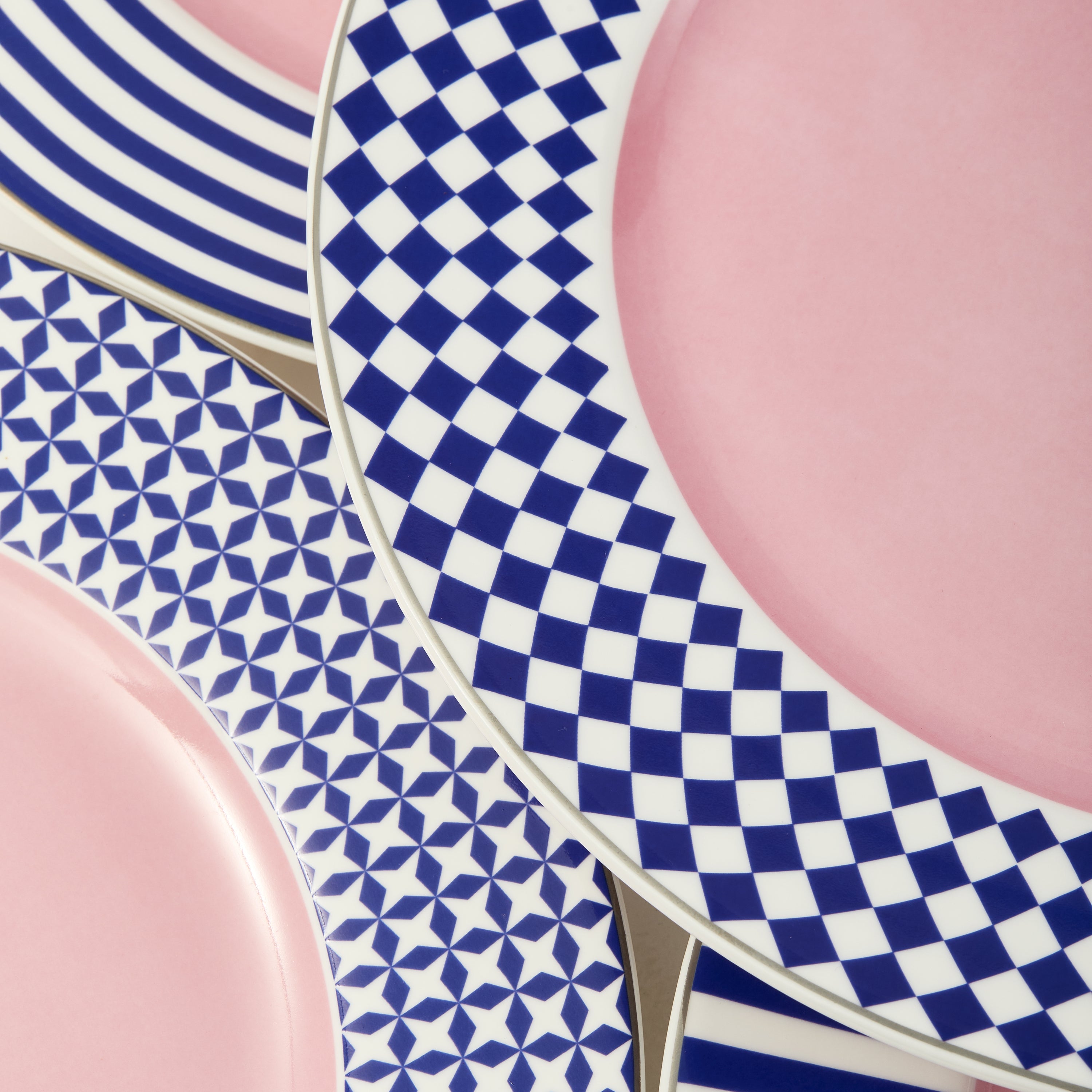 POLSPOTTEN Aunty Dinerborden - Set van 4 - Ø 27 cm