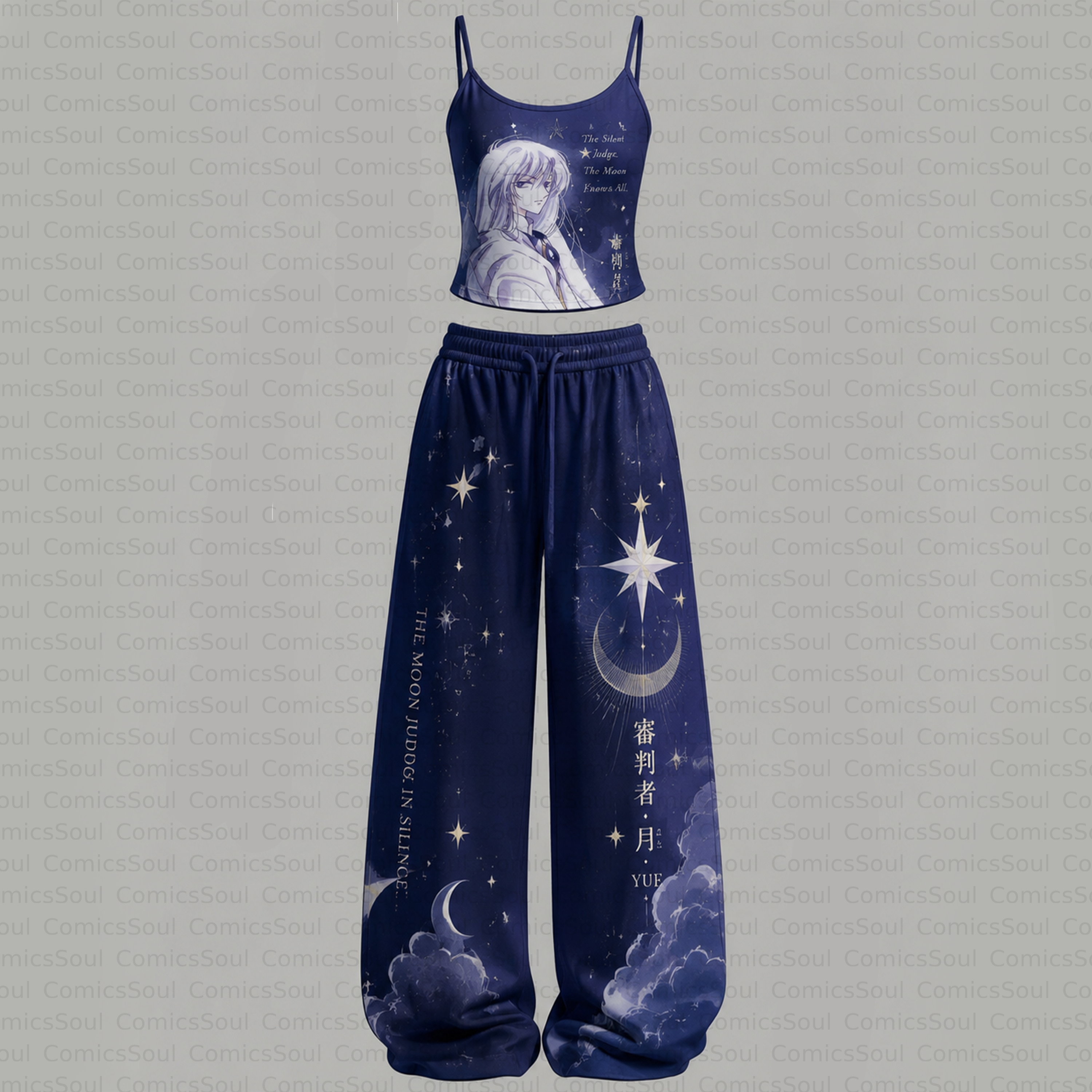 Cardcaptor Sakura Top & Elasticated Trousers Two-Piece Set TeeThreads Sustain the Scene with Custom Apparel