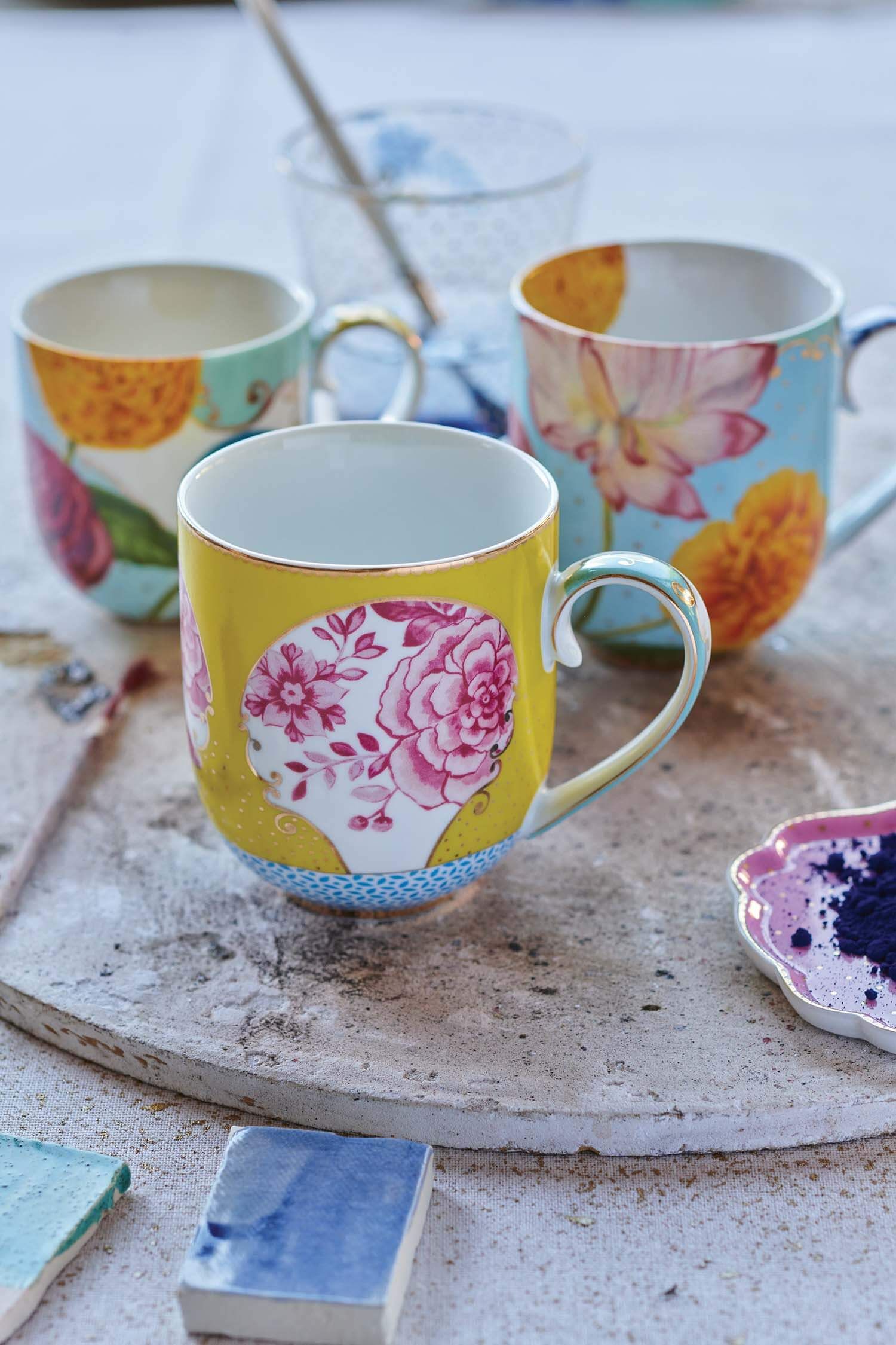 Set/2 Mugs Royal Yellow 325ml