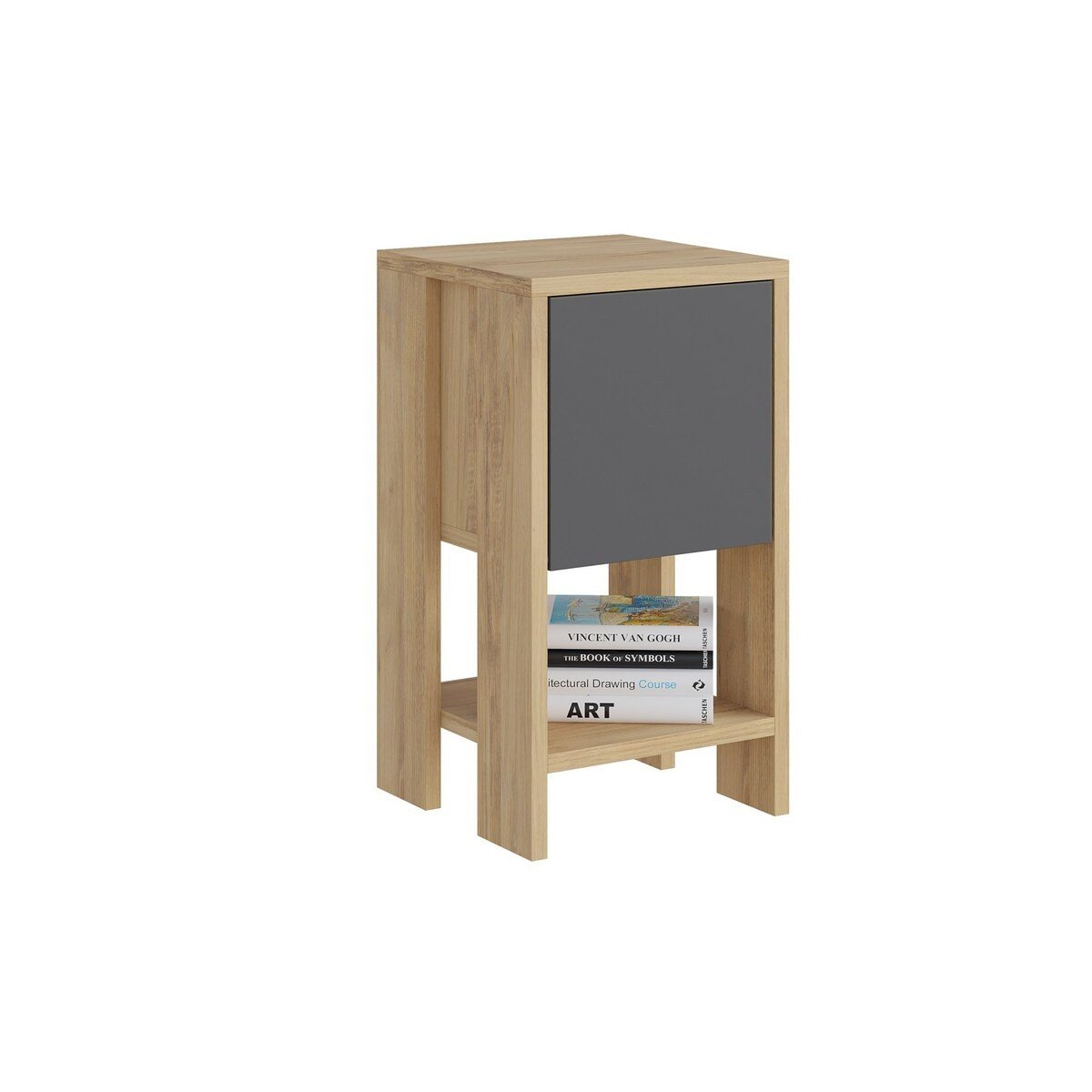 Calicosy - EMA Nachtkastje 1 klapdeur - H55 cm