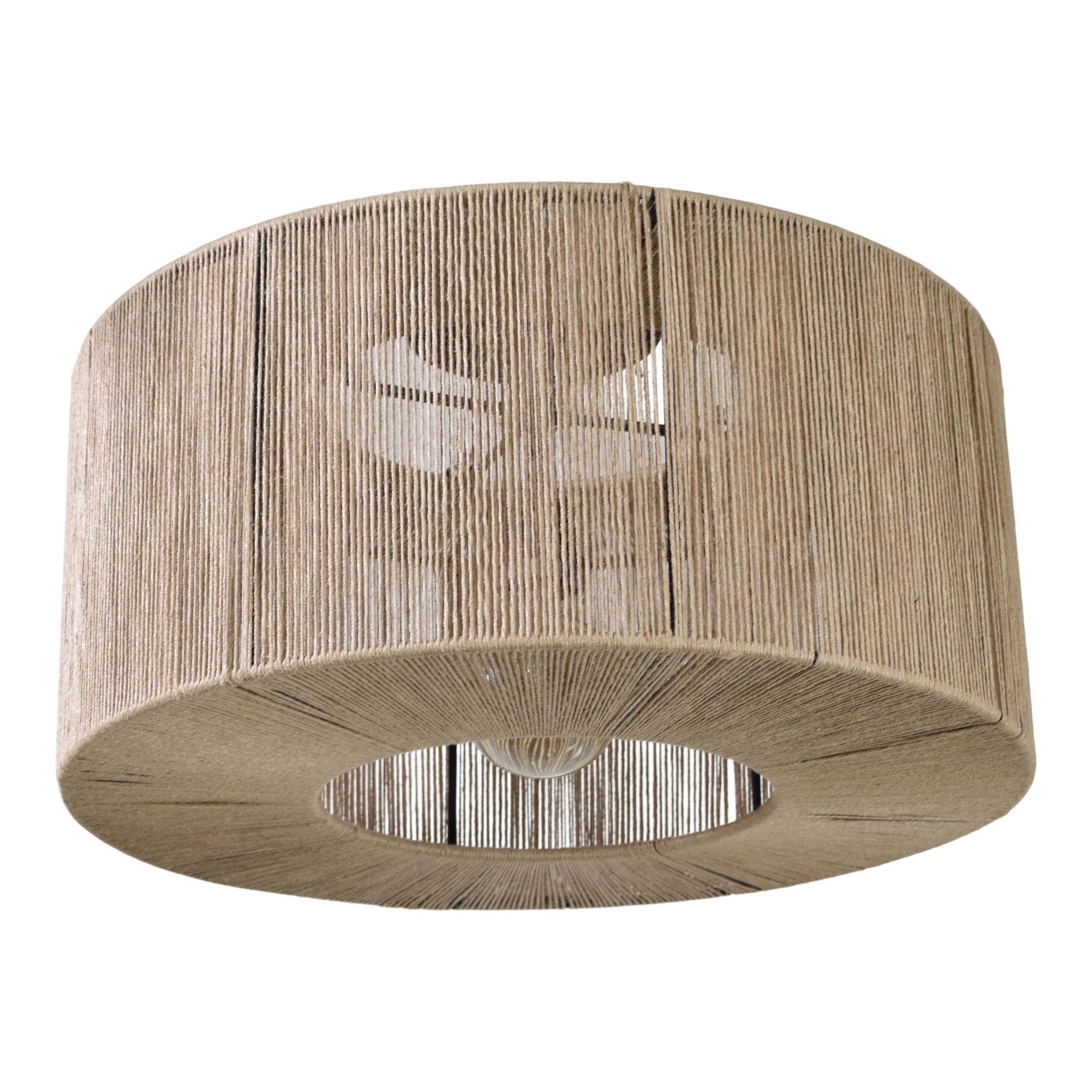 Urban Interiors - Plafondlamp - Drum Jute - Ø45
