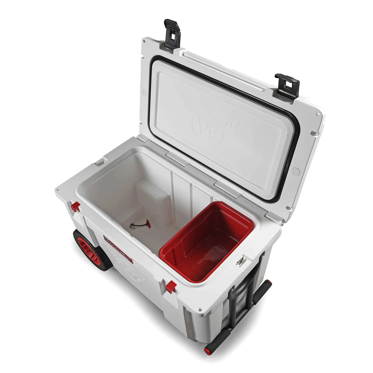 Moosejaw Rolling Hard Cooler 55 Quart Snow - Ice Fort - Image 5 Moosejaw Rolling Hard Cooler 55 Quart Snow - Ice Fort - Image 5