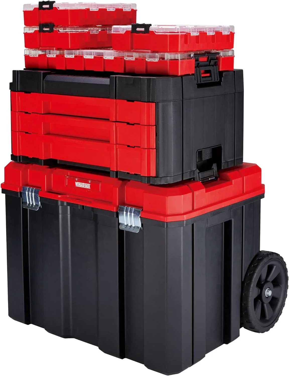 262-Piece Mechanic Tool Set, Master Socket Set with 3-Drawer VERSASTACK Tool Box, SAE/Metric Set