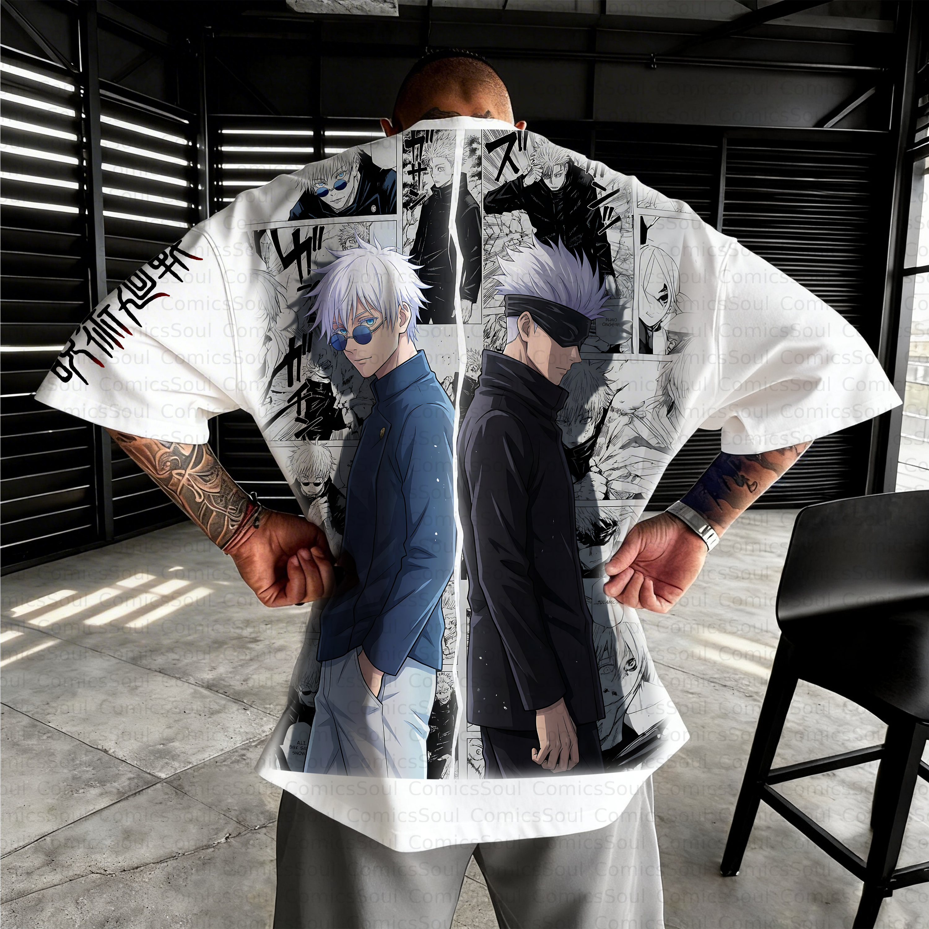 Unisex Anime Inspired Vintage T-Shirt