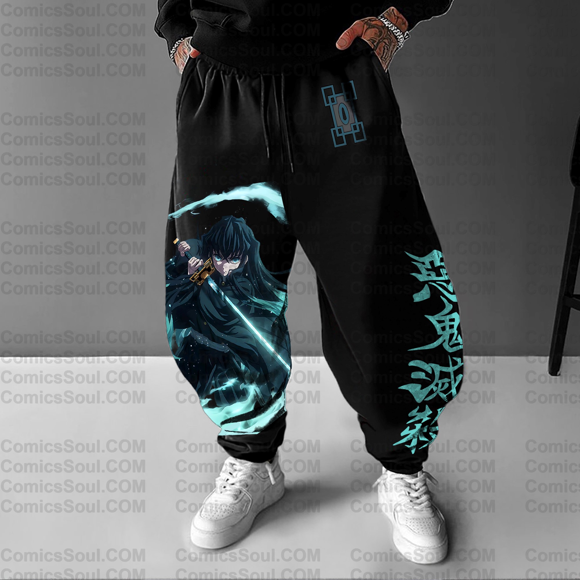 Unisex Anime Inspired Vintage Pants| KNY