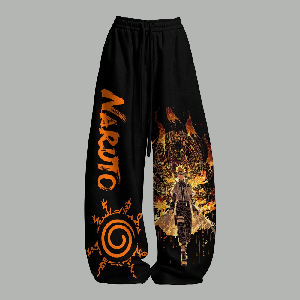 NARUTO Women T-Shirt  & Elasticated Trousers Two-Piece Set