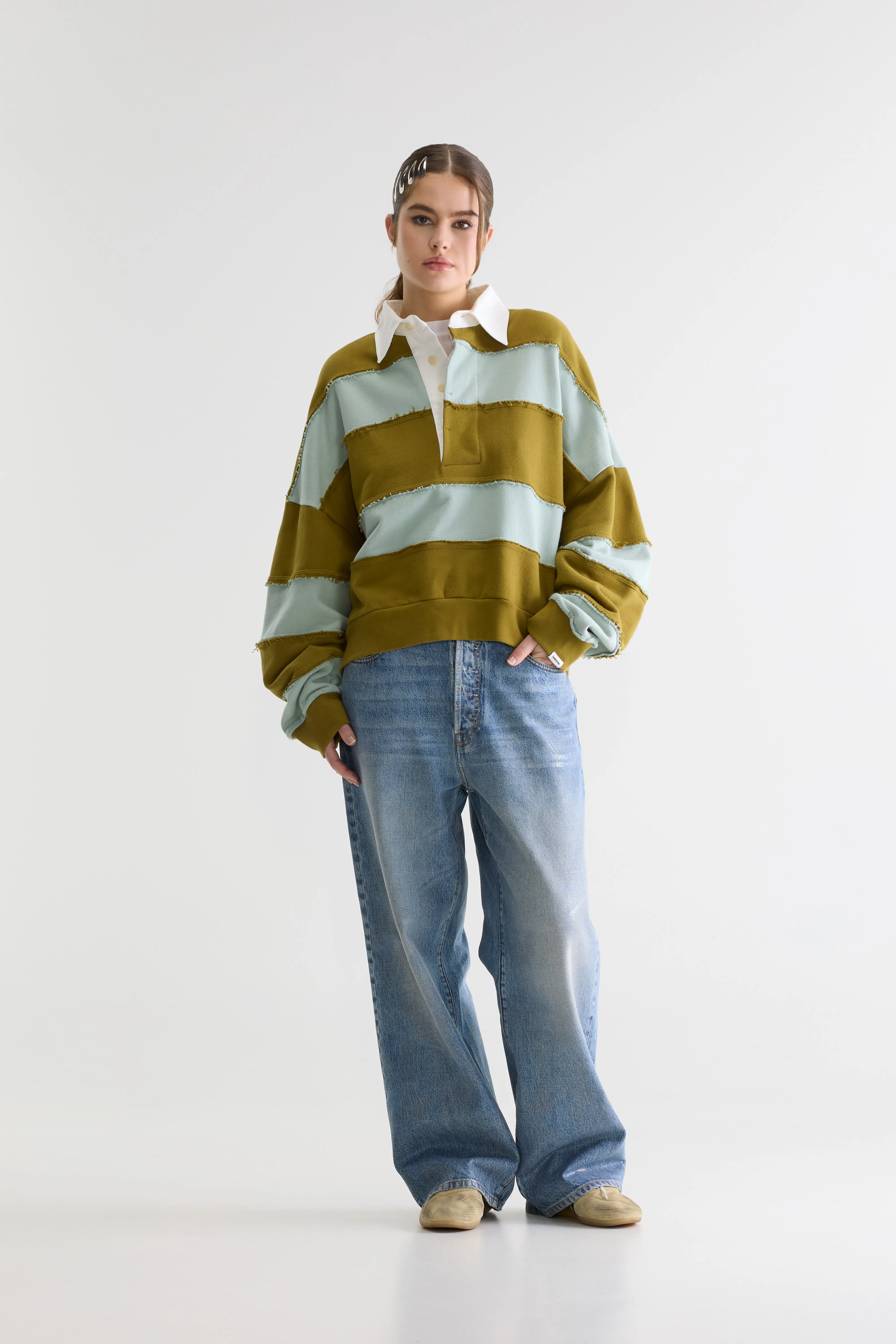 Bellerose Furen striped rugby sweatshirt (261 / W / COMBO B)