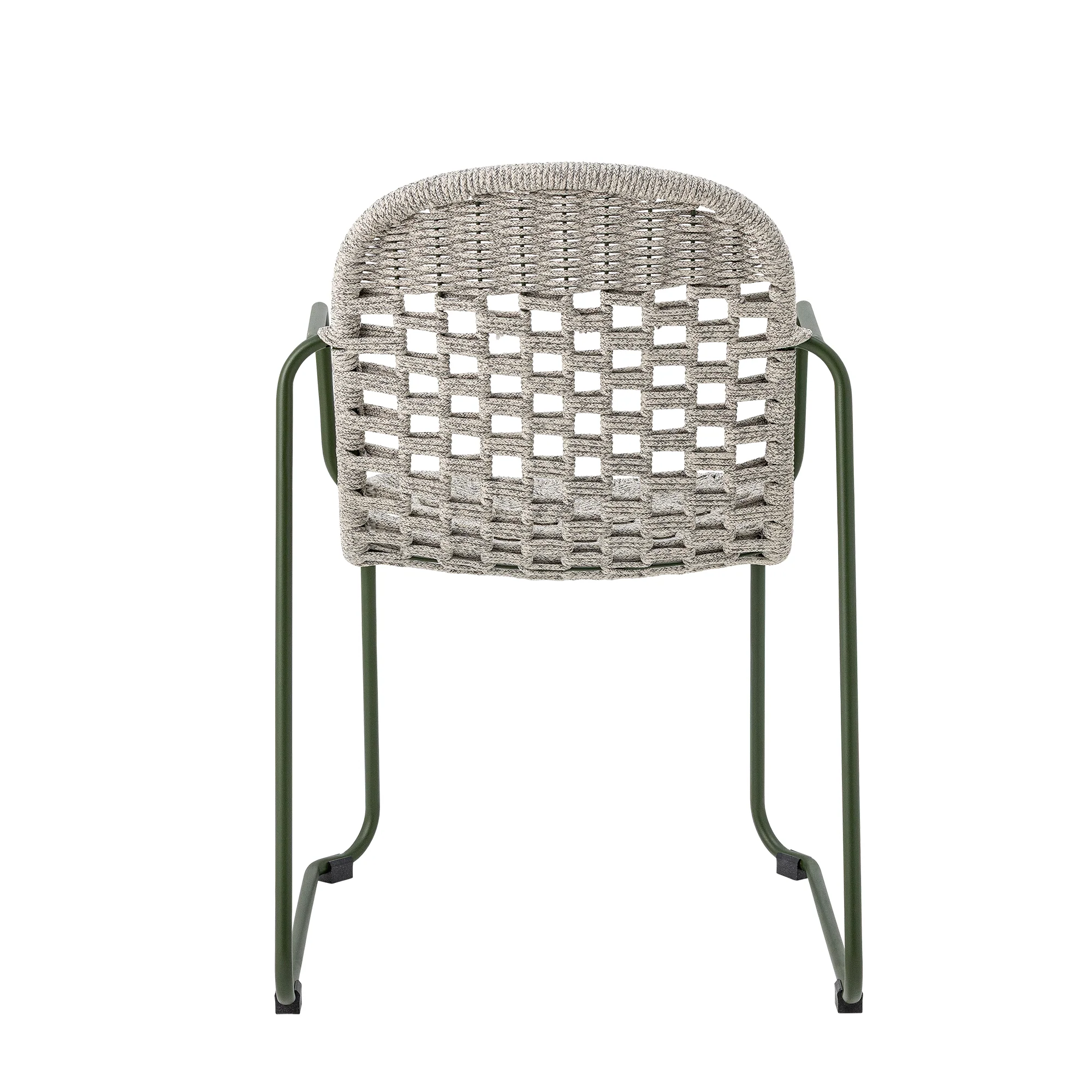 CALANA DINING CHAIR, GREEN, METAL